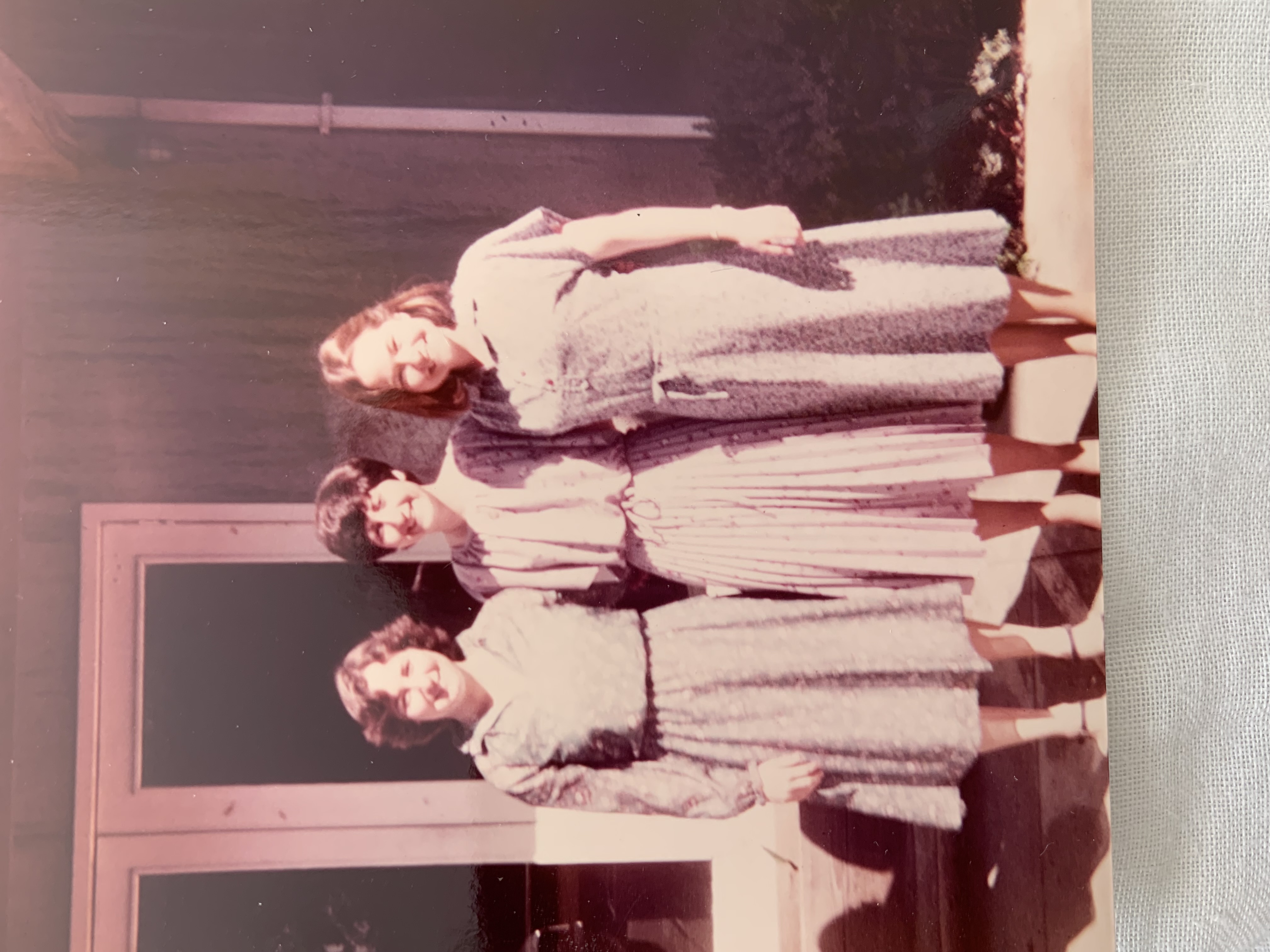 Sharon Rennert — Sharon Rennert (in the middle) on her Bat Mitzvah in 1979