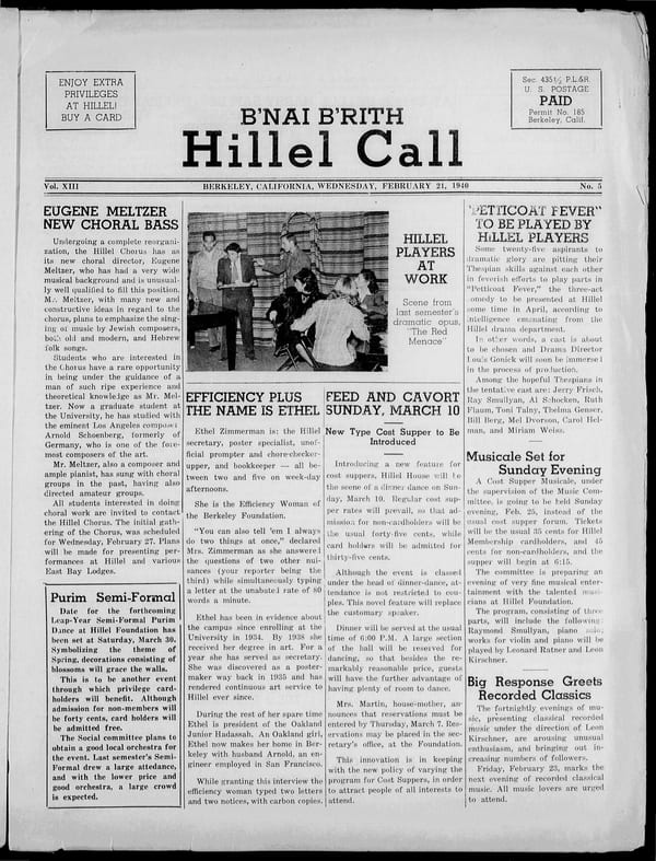 1940-02-21 — B’nai B’rith Hillel Call no. 5