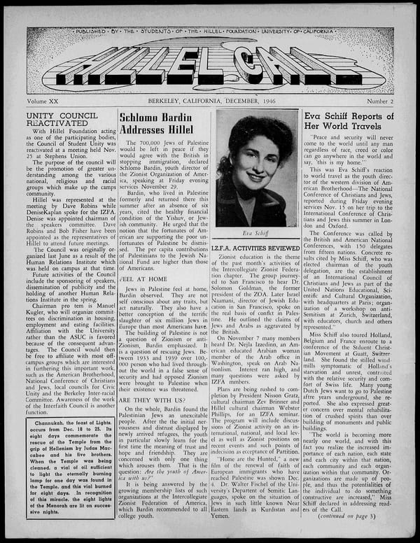 1946-12-01 — Hillel Call (Berkeley, Calif. : 1943) no. 2